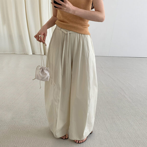 Gentle and elegant atmosphere chiffon skirt female 2025 summer new elastic waist loose dress - Image 6